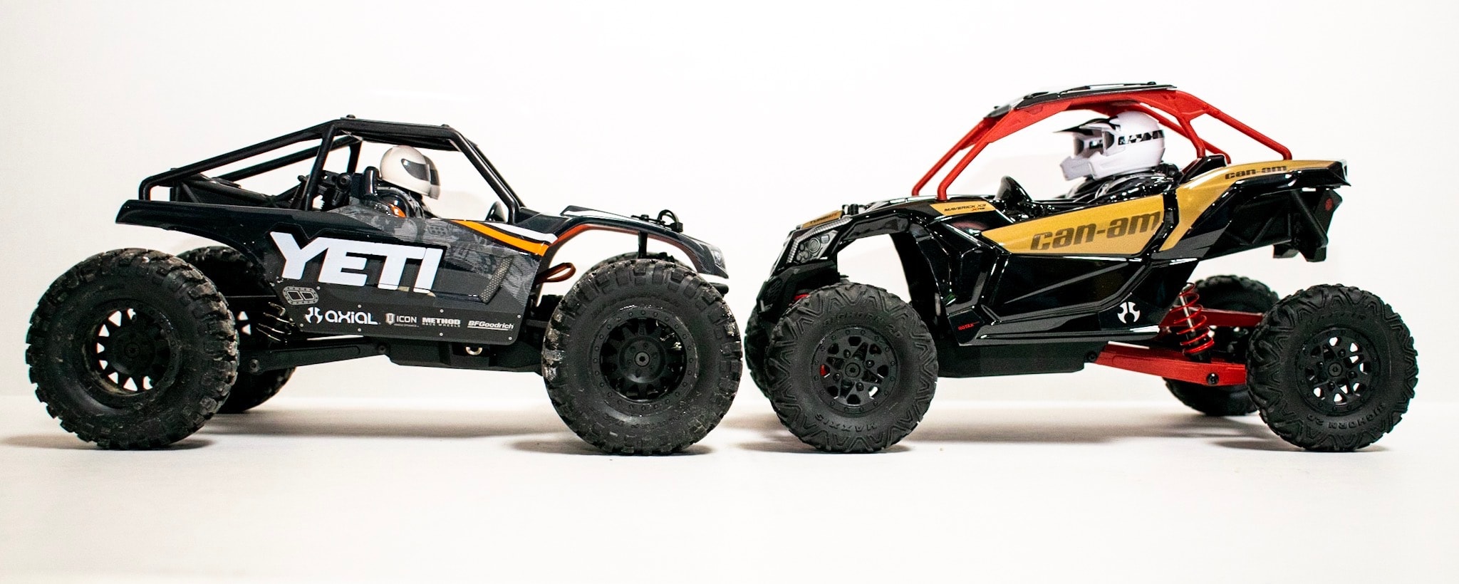 Axial Yeti Jr. Can-Am Maverick X3 - Comparison